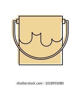 paint pot isolated icon