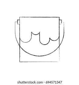 paint pot isolated icon