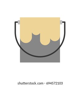 paint pot isolated icon