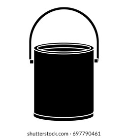 paint pot isolated icon