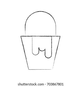 paint pot isolated icon