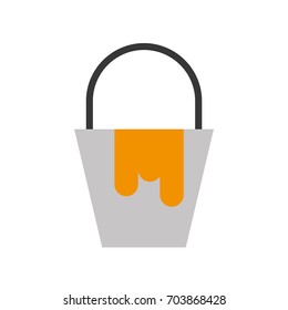 paint pot isolated icon