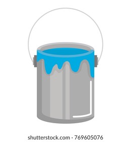 paint pot isolated icon