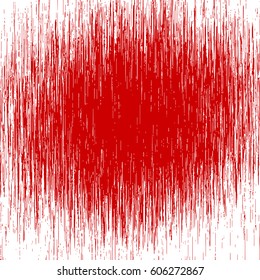 paint red color smeared. abstract blood stain. grunge texture. white background. vector illustration.