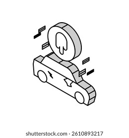 paint repair isometric icon vector. paint repair sign. isolated symbol illustration