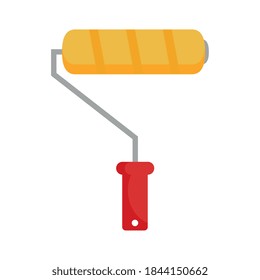 paint roll design of construction remodeling working and repairing theme Vector illustration