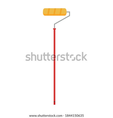 paint roll design of construction remodeling working and repairing theme Vector illustration