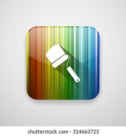 paint roll icon