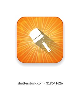 paint roll icon
