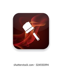 paint roll icon
