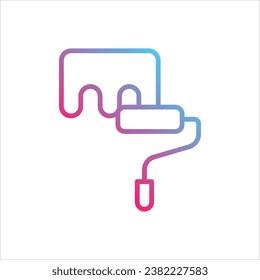  Farbensymbol, weißer Hintergrund, Vektorgrafik