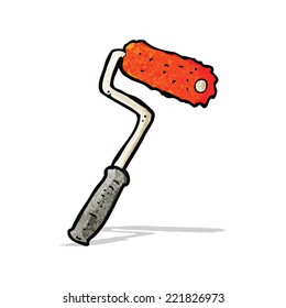 paint roller cartoon