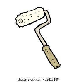 paint roller cartoon