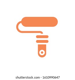 paint roller design, Under construction architecture work repair progress warning industry and build theme Vector illustration