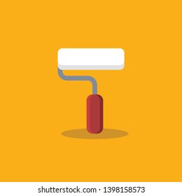 Paint Roller Flat Design Home Improvement Icon