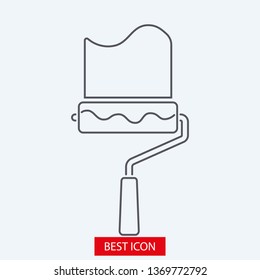 Paint roller icon