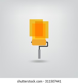 Paint roller icon