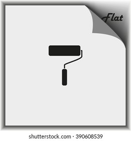 Paint roller icon.
