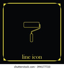 Paint roller icon.