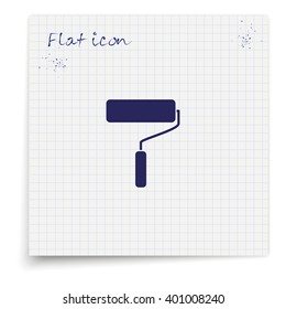 Paint roller icon.