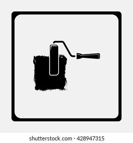 Paint roller icon