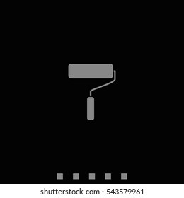 Paint roller icon.