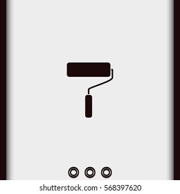 Paint roller icon.