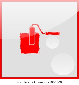 Paint roller icon