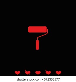 Paint roller icon.