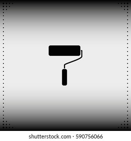 Paint roller icon.