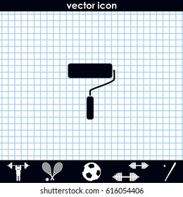 Paint roller icon.