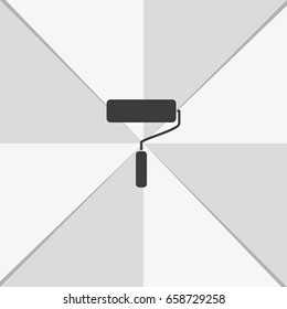 Paint roller icon.