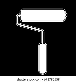 Paint roller icon .