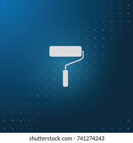 Paint roller icon.