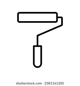 Paint roller icon Art design illustration