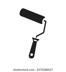 Paint roller icon. Paint brush icon
