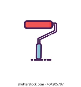 Paint Roller Icon Collection