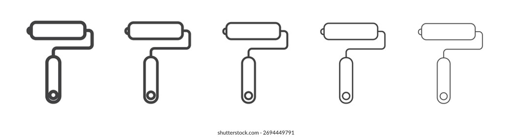 Paint roller icon design, logo, app, UI. Vector illustration, EPS
