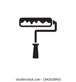 Paint roller icon design. vector illustration