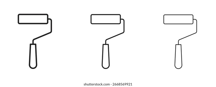 Paint-Rollensymbol für Grafikdesign-Projekte