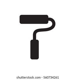 paint roller icon illustration isolated vector sign symbol