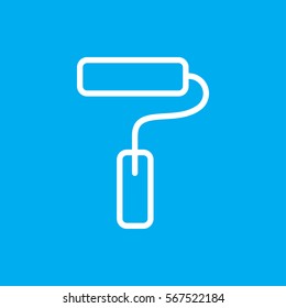 paint roller icon illustration isolated vector sign symbol