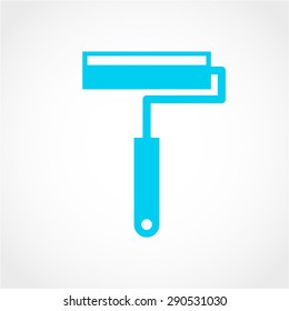 Paint roller Icon Isolated on White Background