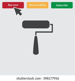 Paint Roller Icon JPG