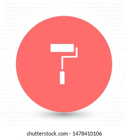 Paint Roller Icon . Lorem Ipsum Illustration design
