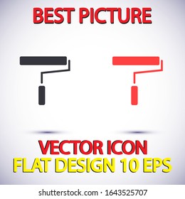 Paint Roller Icon . Lorem Ipsum Illustration design