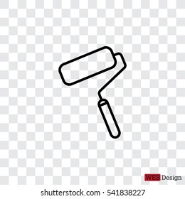 Paint roller icon. Paintbrus sign. 