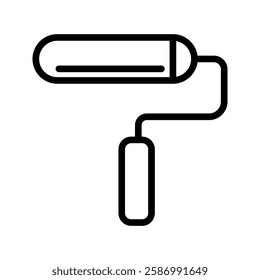  paint roller icon. quality graphic design. Modern signs, colors symbols collection 