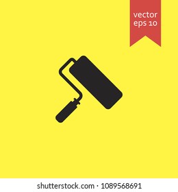 paint roller. paint roller icon. sign design. Vector EPS 10.