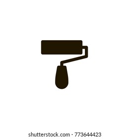 paint roller icon. sign design